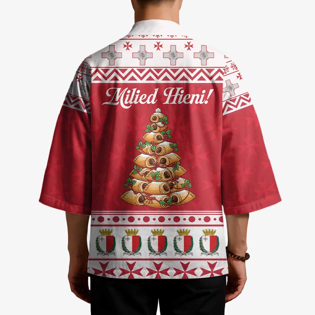 Traditional Maltese Imqaret Pastry Kimono Malta Imqaret Christmas Tree - Wonder Print Shop
