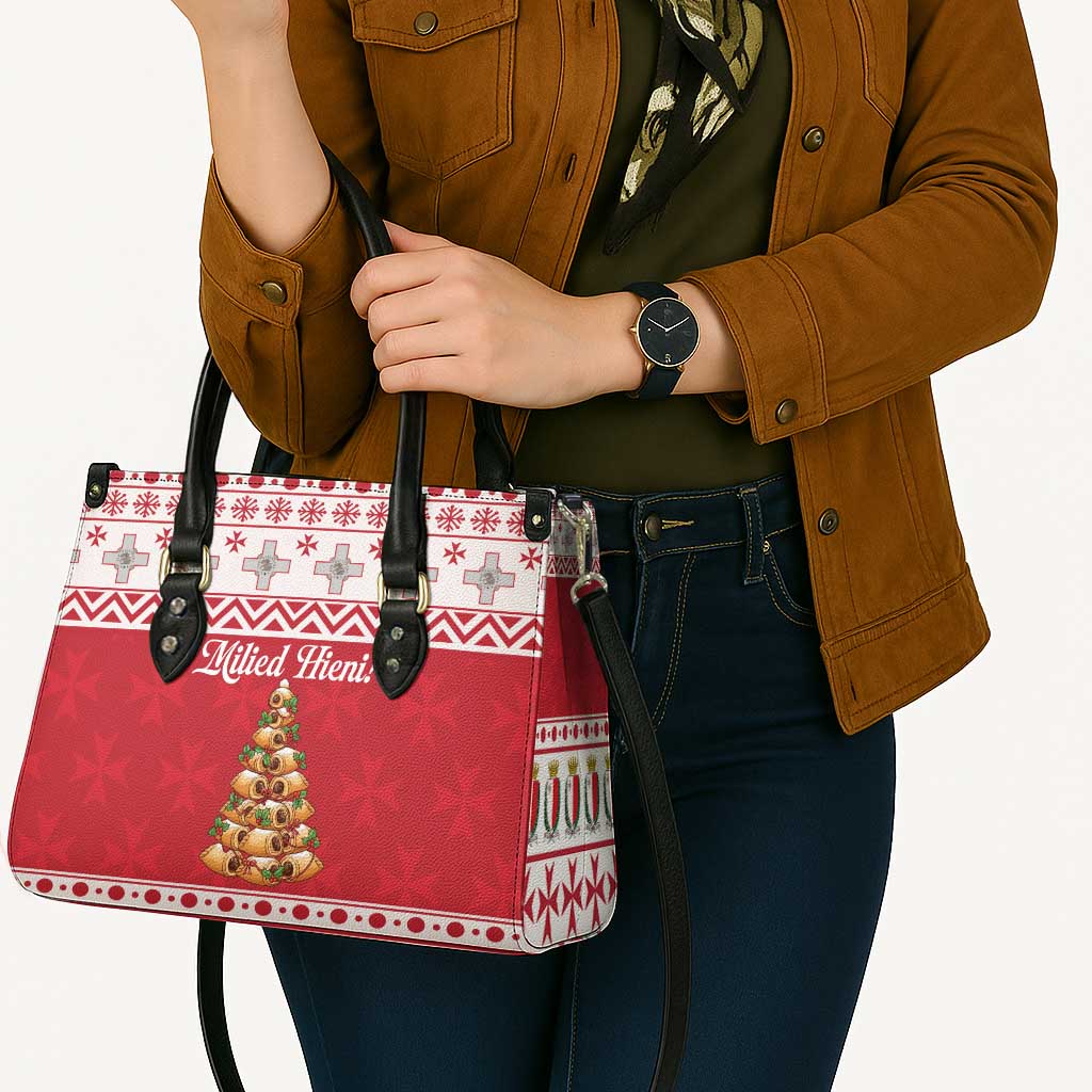 Traditional Maltese Imqaret Pastry Leather Bag Malta Imqaret Christmas Tree - Wonder Print Shop