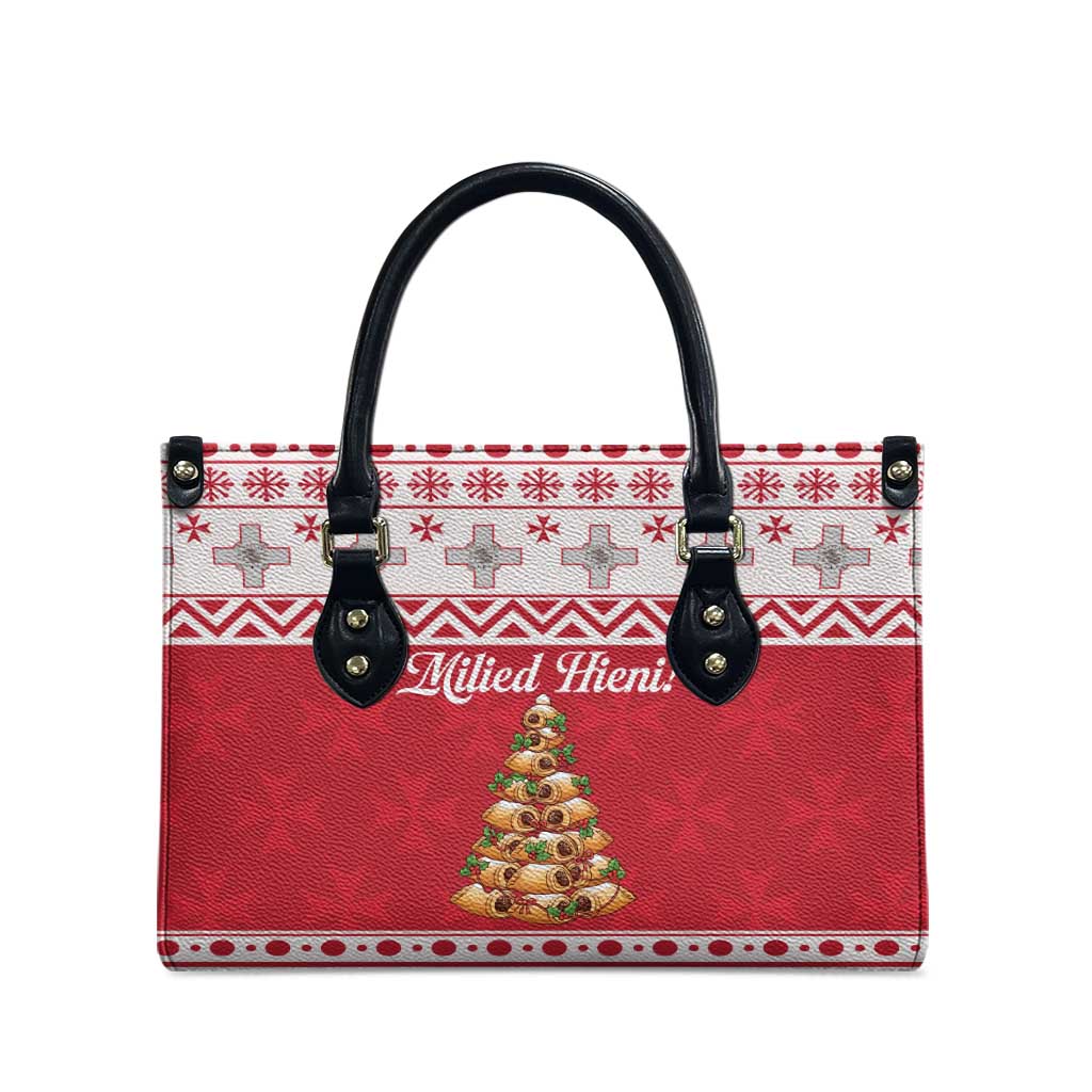Traditional Maltese Imqaret Pastry Leather Bag Malta Imqaret Christmas Tree - Wonder Print Shop