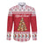 Traditional Maltese Imqaret Pastry Long Sleeve Button Shirt Malta Imqaret Christmas Tree - Wonder Print Shop