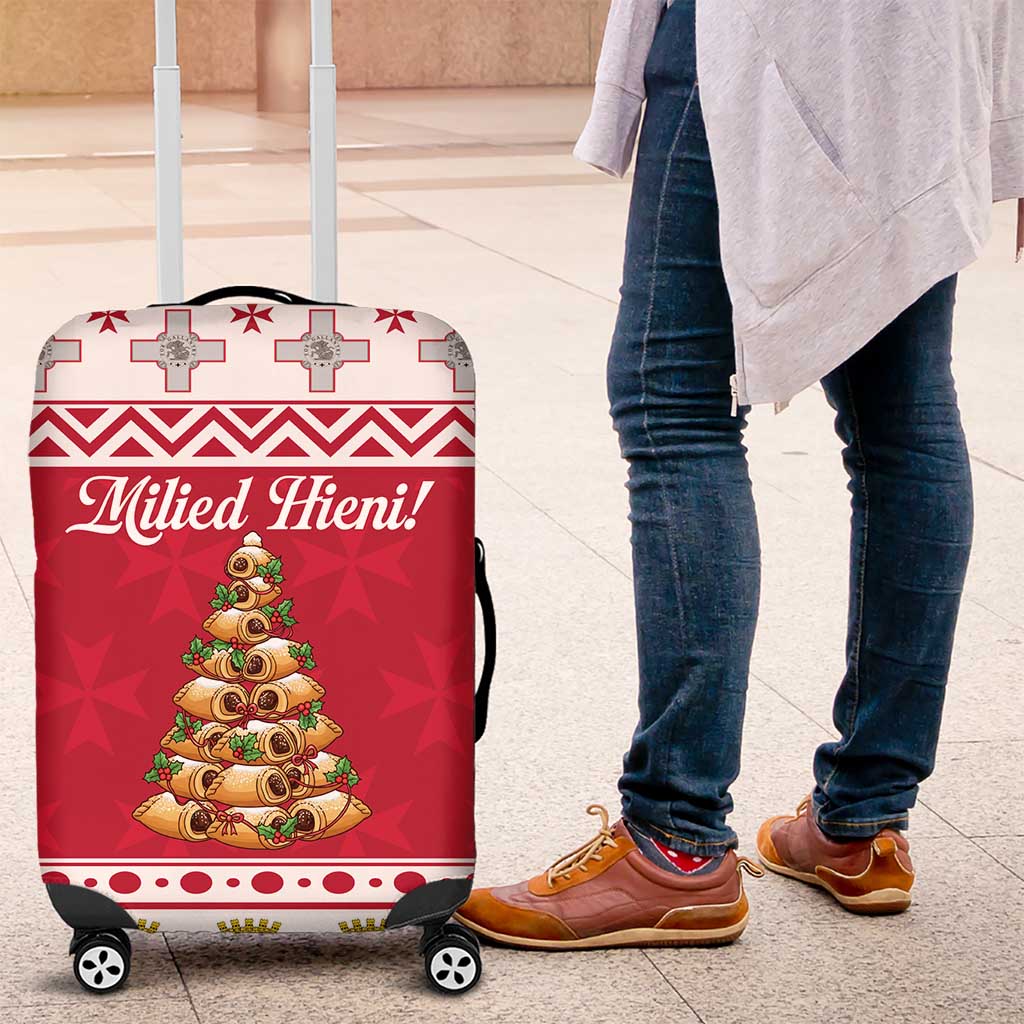 Traditional Maltese Imqaret Pastry Luggage Cover Malta Imqaret Christmas Tree - Wonder Print Shop