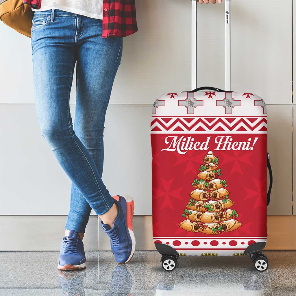 Traditional Maltese Imqaret Pastry Luggage Cover Malta Imqaret Christmas Tree - Wonder Print Shop