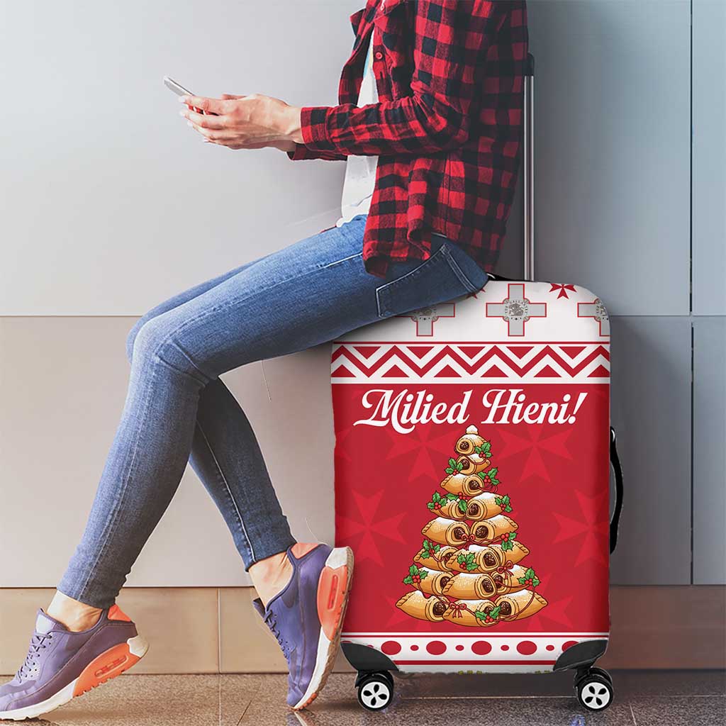 Traditional Maltese Imqaret Pastry Luggage Cover Malta Imqaret Christmas Tree - Wonder Print Shop