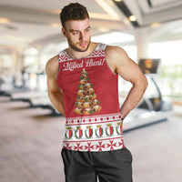 Traditional Maltese Imqaret Pastry Men Tank Top Malta Imqaret Christmas Tree - Wonder Print Shop