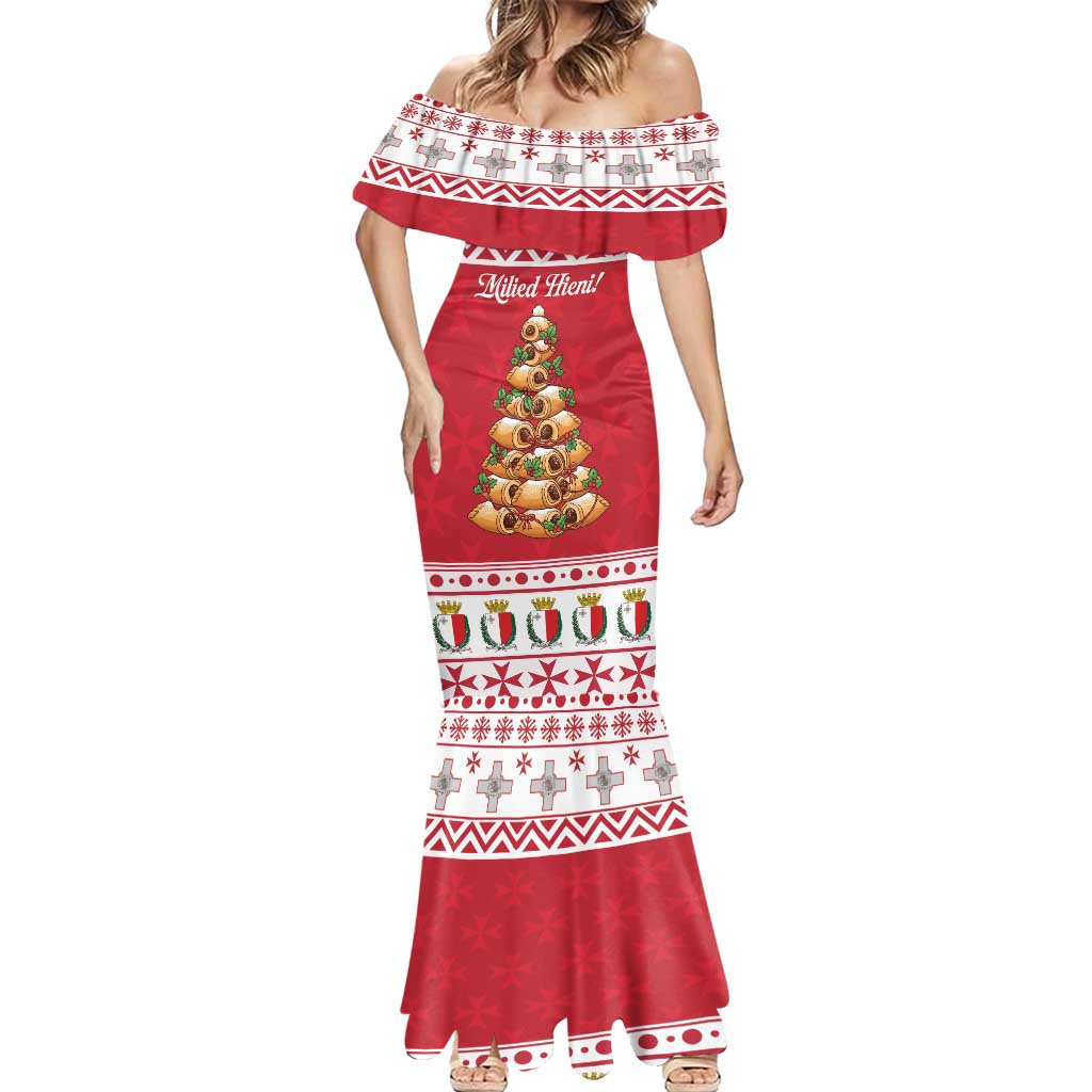 Traditional Maltese Imqaret Pastry Mermaid Dress Malta Imqaret Christmas Tree - Wonder Print Shop