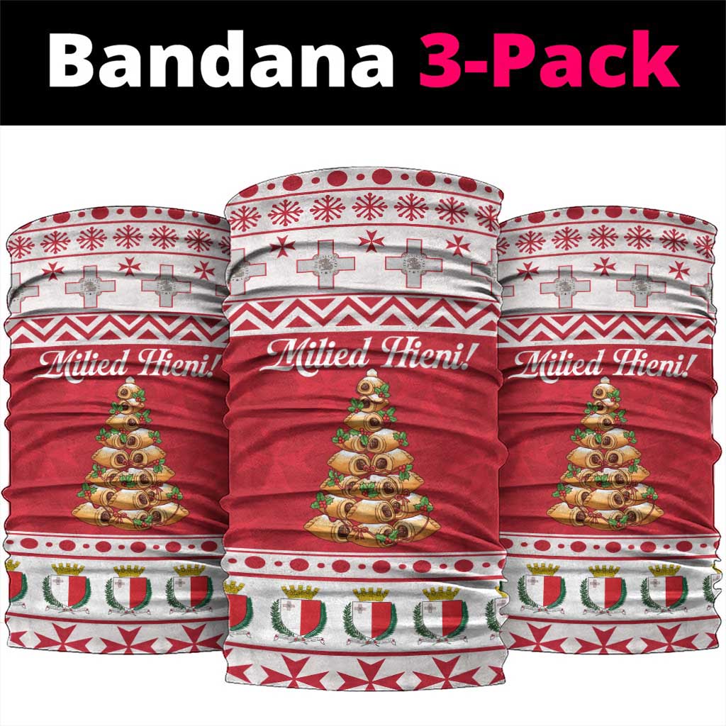 Traditional Maltese Imqaret Pastry Neck Gaiter Malta Imqaret Christmas Tree - Wonder Print Shop