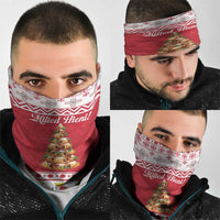 Traditional Maltese Imqaret Pastry Neck Gaiter Malta Imqaret Christmas Tree - Wonder Print Shop