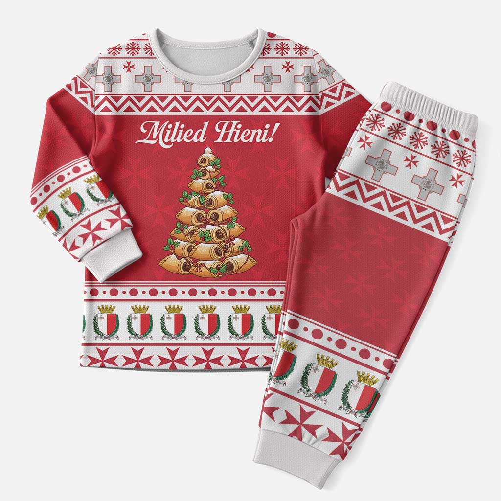 Traditional Maltese Imqaret Pastry Christmas Pajama Set Malta Imqaret Christmas Tree - Wonder Print Shop