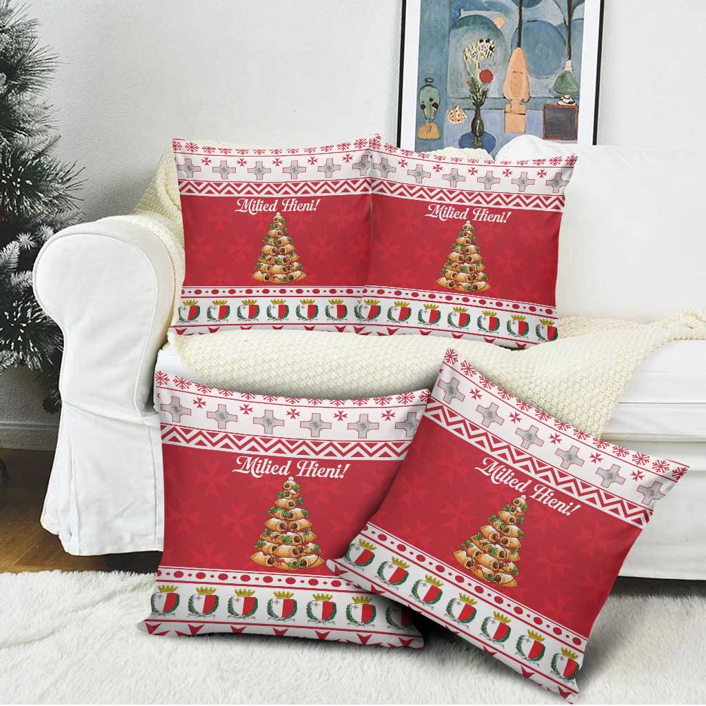 Traditional Maltese Imqaret Pastry Pillow Cover Malta Imqaret Christmas Tree - Wonder Print Shop