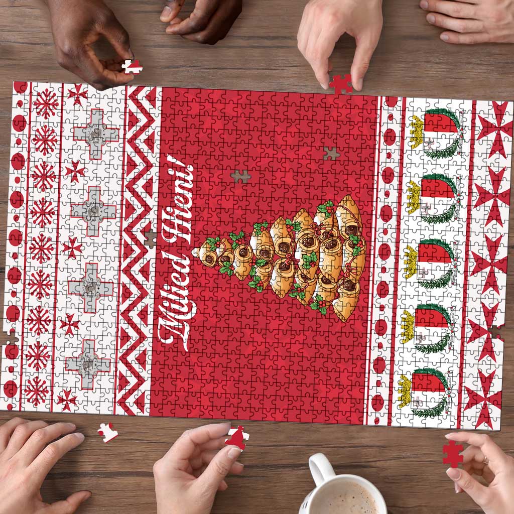 Traditional Maltese Imqaret Pastry Puzzle Malta Imqaret Christmas Tree - Wonder Print Shop