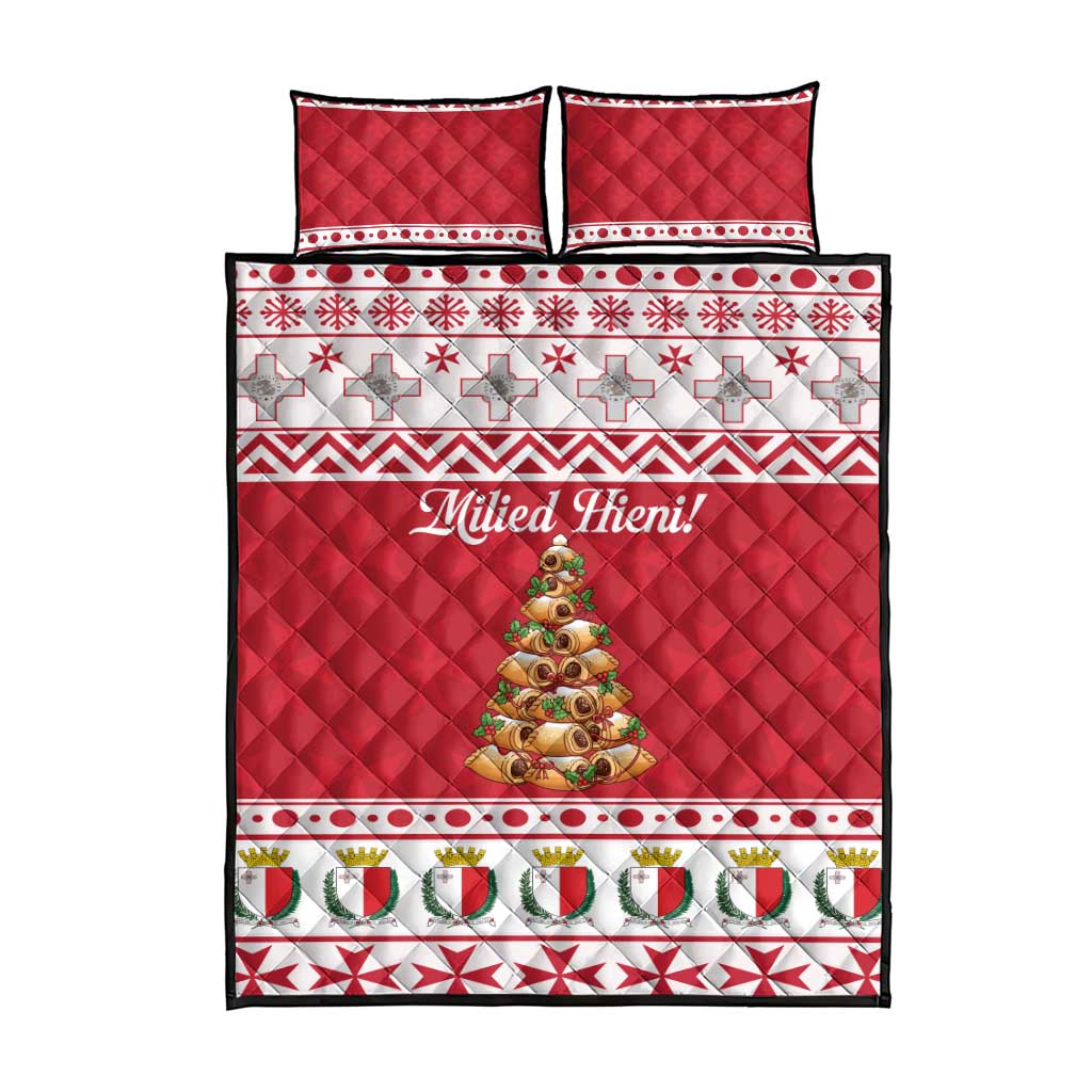 Traditional Maltese Imqaret Pastry Quilt Bed Set Malta Imqaret Christmas Tree - Wonder Print Shop