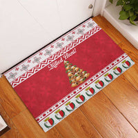 Traditional Maltese Imqaret Pastry Rubber Doormat Malta Imqaret Christmas Tree - Wonder Print Shop