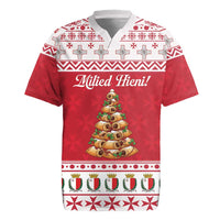 Traditional Maltese Imqaret Pastry Rugby Jersey Malta Imqaret Christmas Tree - Wonder Print Shop