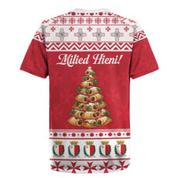 Traditional Maltese Imqaret Pastry Rugby Jersey Malta Imqaret Christmas Tree - Wonder Print Shop
