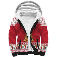 Traditional Maltese Imqaret Pastry Sherpa Hoodie Malta Imqaret Christmas Tree - Wonder Print Shop