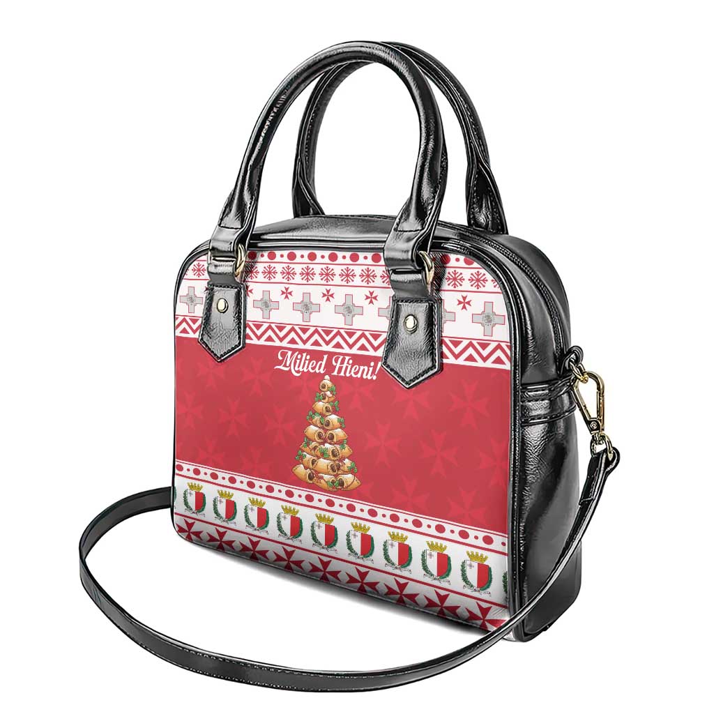 Traditional Maltese Imqaret Pastry Shoulder Handbag Malta Imqaret Christmas Tree - Wonder Print Shop