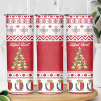 Traditional Maltese Imqaret Pastry Skinny Tumbler Malta Imqaret Christmas Tree - Wonder Print Shop