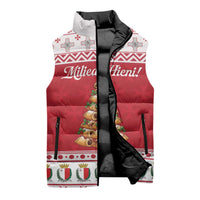 Traditional Maltese Imqaret Pastry Sleeveless Puffer Jacket Malta Imqaret Christmas Tree - Wonder Print Shop
