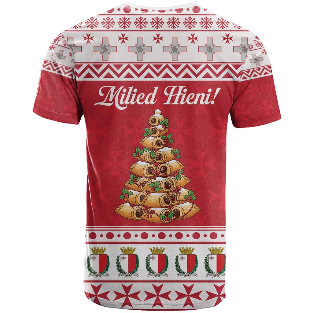 Traditional Maltese Imqaret Pastry T Shirt Malta Imqaret Christmas Tree - Wonder Print Shop