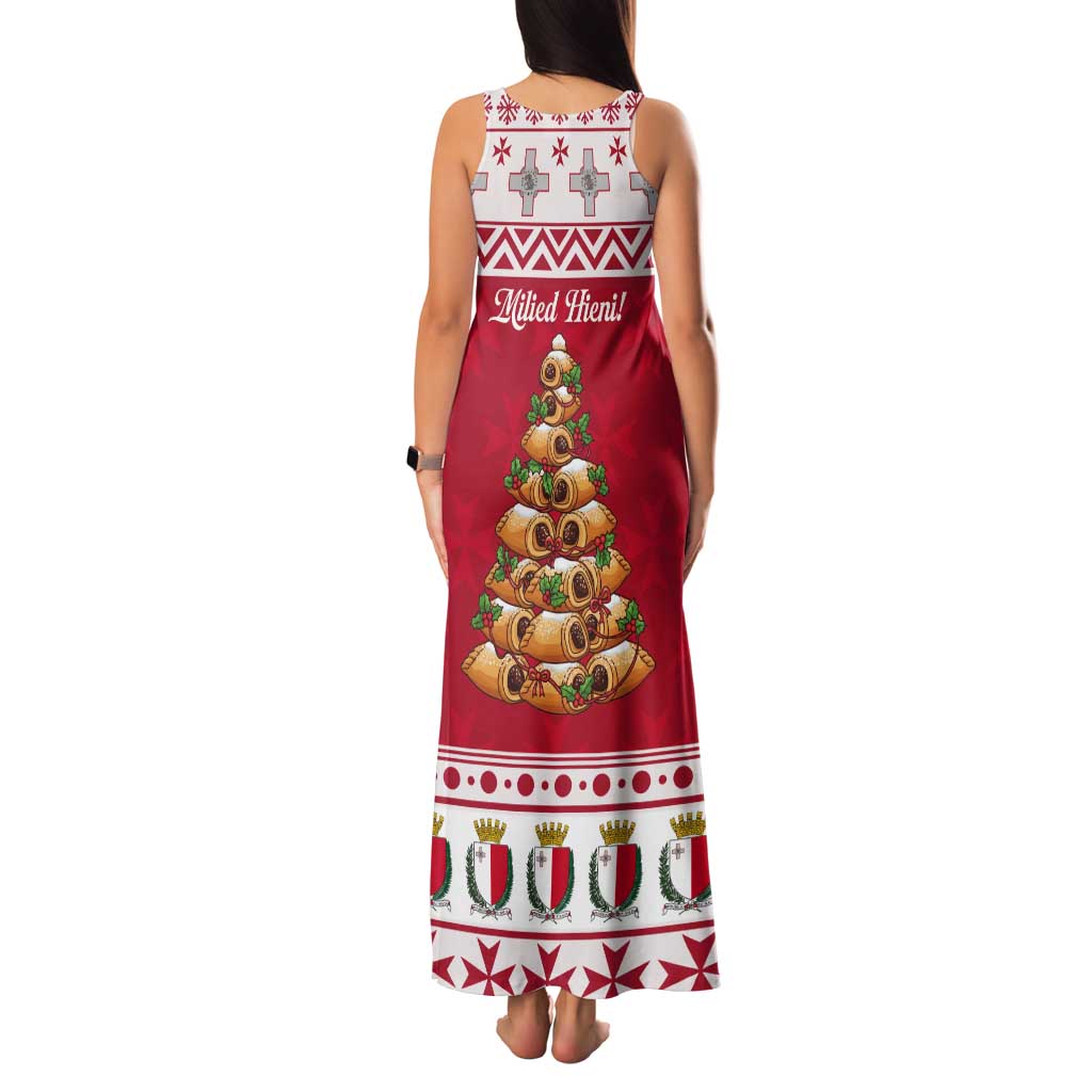 Traditional Maltese Imqaret Pastry Tank Maxi Dress Malta Imqaret Christmas Tree - Wonder Print Shop