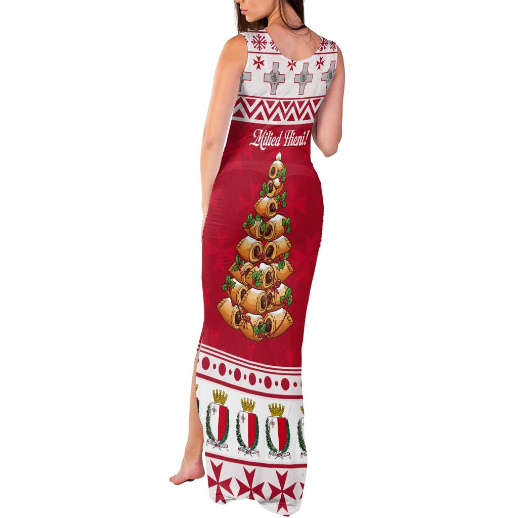 Traditional Maltese Imqaret Pastry Tank Maxi Dress Malta Imqaret Christmas Tree - Wonder Print Shop