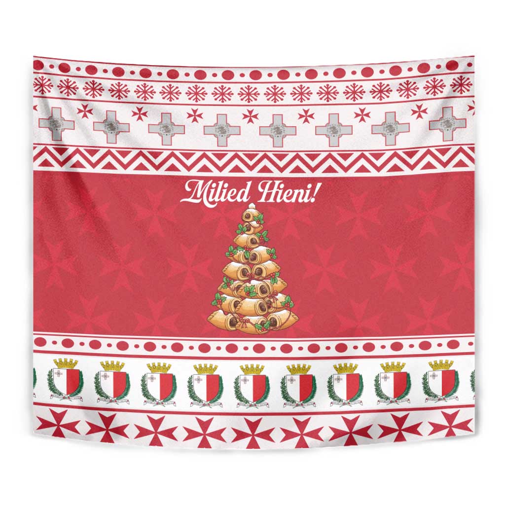 Traditional Maltese Imqaret Pastry Tapestry Malta Imqaret Christmas Tree - Wonder Print Shop