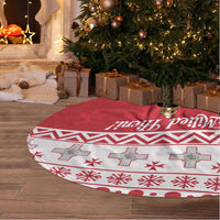 Traditional Maltese Imqaret Pastry Tree Skirt Malta Imqaret Christmas Tree - Wonder Print Shop