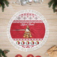 Traditional Maltese Imqaret Pastry Tree Skirt Malta Imqaret Christmas Tree - Wonder Print Shop