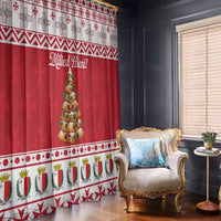 Traditional Maltese Imqaret Pastry Window Curtain Malta Imqaret Christmas Tree - Wonder Print Shop