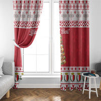 Traditional Maltese Imqaret Pastry Window Curtain Malta Imqaret Christmas Tree - Wonder Print Shop