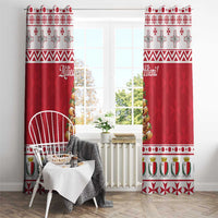 Traditional Maltese Imqaret Pastry Window Curtain Malta Imqaret Christmas Tree - Wonder Print Shop