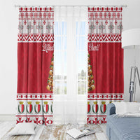 Traditional Maltese Imqaret Pastry Window Curtain Malta Imqaret Christmas Tree - Wonder Print Shop