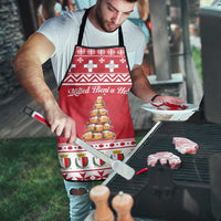 Cute Maltese Imqaret Pastry Christmas Apron Christmas Joy in Malta - Wonder Print Shop