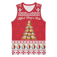 Cute Maltese Imqaret Pastry Christmas Basketball Jersey Christmas Joy in Malta - Wonder Print Shop