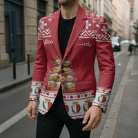 Cute Maltese Imqaret Pastry Christmas Blazer Christmas Joy in Malta - Wonder Print Shop