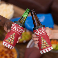 Cute Maltese Imqaret Pastry Christmas 4 in 1 Can Cooler Tumbler Christmas Joy in Malta - Wonder Print Shop