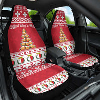 Cute Maltese Imqaret Pastry Christmas Car Seat Cover Christmas Joy in Malta - Wonder Print Shop