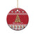 Cute Maltese Imqaret Pastry Christmas Ceramic Ornament Christmas Joy in Malta - Wonder Print Shop