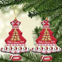 Cute Maltese Imqaret Pastry Christmas Ceramic Ornament Christmas Joy in Malta - Wonder Print Shop