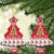 Cute Maltese Imqaret Pastry Christmas Ceramic Ornament Christmas Joy in Malta - Wonder Print Shop