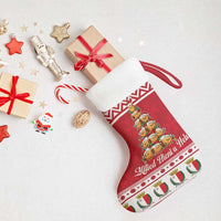 Cute Maltese Imqaret Pastry Christmas Stocking Christmas Joy in Malta - Wonder Print Shop