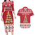 Cute Maltese Imqaret Pastry Christmas Couples Matching Long Sleeve Bodycon Dress and Hawaiian Shirt Christmas Joy in Malta - Wonder Print Shop