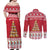 Cute Maltese Imqaret Pastry Christmas Couples Matching Off Shoulder Maxi Dress and Long Sleeve Button Shirt Christmas Joy in Malta - Wonder Print Shop