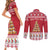 Cute Maltese Imqaret Pastry Christmas Couples Matching Short Sleeve Bodycon Dress and Long Sleeve Button Shirt Christmas Joy in Malta - Wonder Print Shop