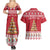 Cute Maltese Imqaret Pastry Christmas Couples Matching Summer Maxi Dress and Hawaiian Shirt Christmas Joy in Malta - Wonder Print Shop