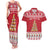 Cute Maltese Imqaret Pastry Christmas Couples Matching Tank Maxi Dress and Hawaiian Shirt Christmas Joy in Malta - Wonder Print Shop