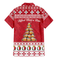 Cute Maltese Imqaret Pastry Christmas Family Matching Mermaid Dress and Hawaiian Shirt Christmas Joy in Malta - Wonder Print Shop