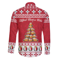 Cute Maltese Imqaret Pastry Christmas Family Matching Off The Shoulder Long Sleeve Dress and Hawaiian Shirt Christmas Joy in Malta - Wonder Print Shop