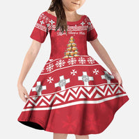 Cute Maltese Imqaret Pastry Christmas Family Matching Tank Maxi Dress and Hawaiian Shirt Christmas Joy in Malta - Wonder Print Shop