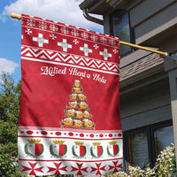Cute Maltese Imqaret Pastry Christmas Garden Flag Christmas Joy in Malta - Wonder Print Shop